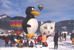 Pingu und Maunzerle in Gosau 2000