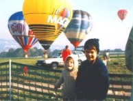 Beim Europacup der Heissluftballone 1986
